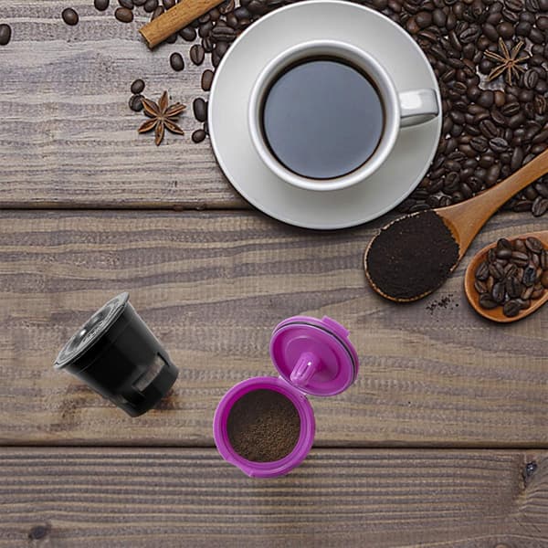 Sæt med 4 genanvendelige mesh-kaffekopper til Keurig 1.0-brygger, Univers