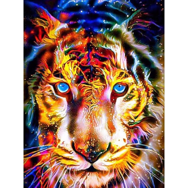 30 x 40 cm, Leopard Diamond Painting Broderi Diamond Painting