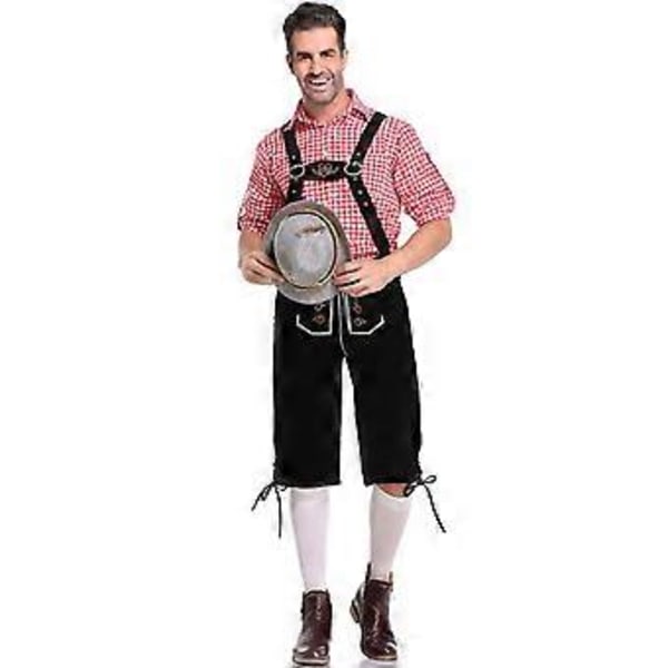 Mr. Oktoberfest -asu - Aikuisten suuri - InCharacter Baijerilainen mies aikuisten asu (S Punainen)
