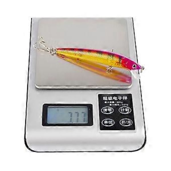 10 st/förpackning 9,5 cm 8,5 g Hårda Artificiella Wobblers Minnow Fiskebete Lockbete Flytande Bete Fiskeutrustning