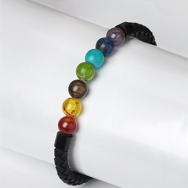 Armbånd Healing Balancing Ægte Læder Armbånd med Magneter