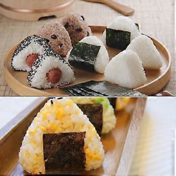 Triangelform Sushi DIY Risbollsbox Press Nori Form Matberedare Köksredskap