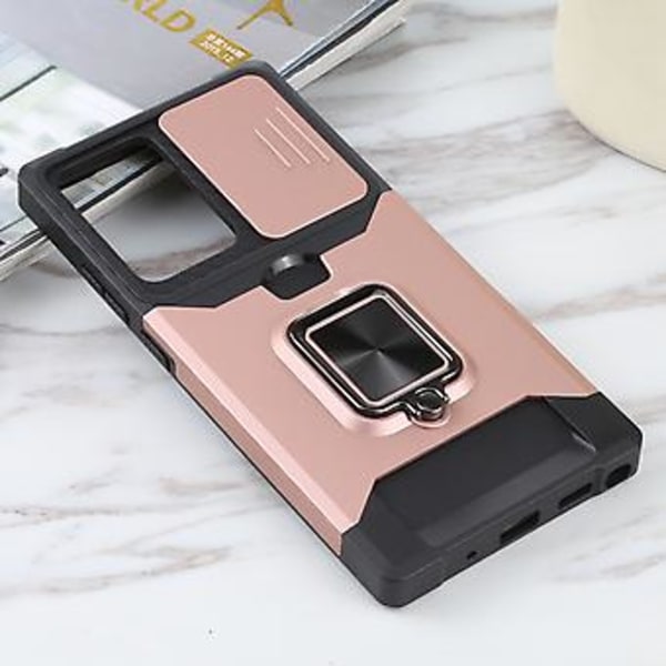 PC + TPU-fodral för Samsung Galaxy Note20 Ultra (Roséguld)
