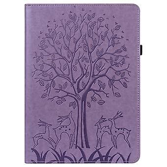 Tree & Deer Tablet Etui til Lenovo Legion Y700 (Lilla)
