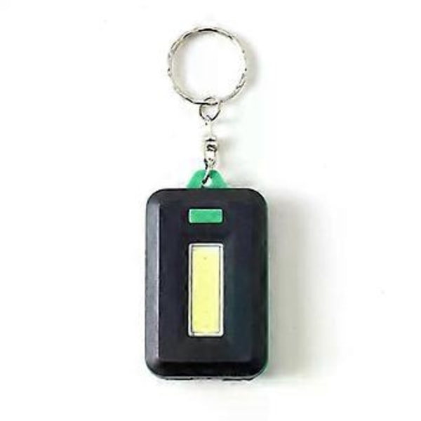 Multifunktionel Bærbar Mini Blænding COB Nøgleringslygte USB Genopladelig Lommelygte Nødlamper Udendørs Campinglys (A5 B04 Batteri)