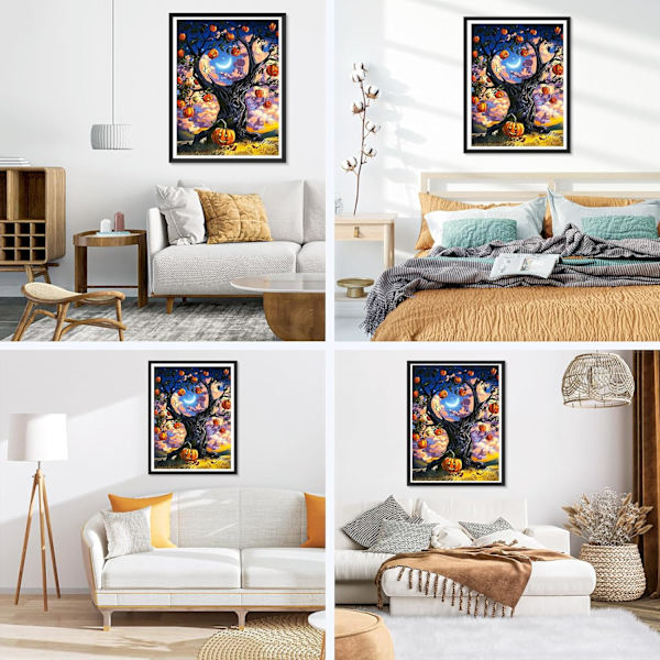 5D dekoration af stue med diamantmaleri (30*40cm) 31