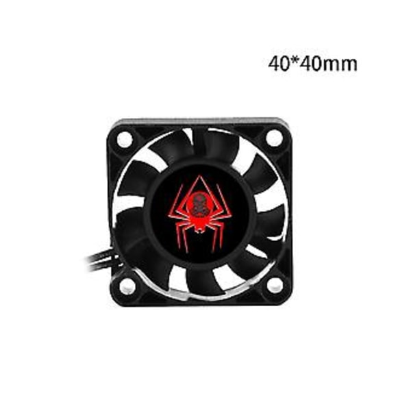 25mm 30mm 35mm 40mm 45mm 50mm Jäähdytystuuletin ESC-moottorin lämmönhäviön RC-auto-osien, 40mm