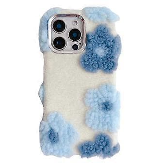 Til iPhone 16 Pro Max Cover Plys Blomst TPU Blødt Telefoncover (Stil A)