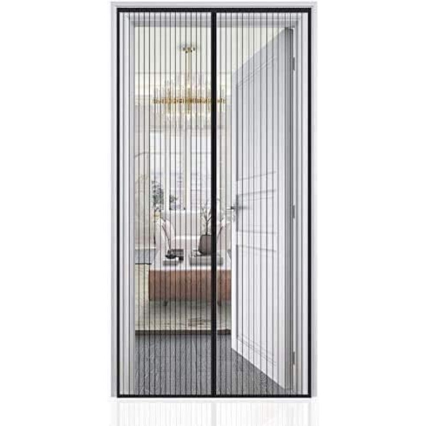 Harvinainen helmihyönteissuojausovellinen magneettilukolla 100x210 cm