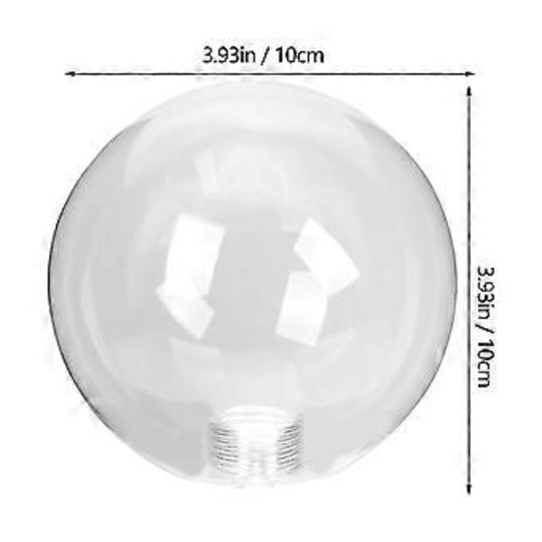 Glas Lampeskærm 100mm Globe Lysdæksel G9 Base Moderne Lampeskærm Tilbehør