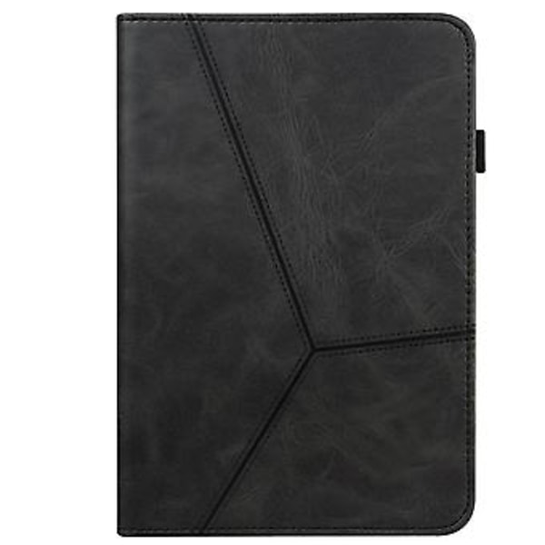 Stribet Læder Tablet Etui Til Xiaomi Redmi Pad SE (Sort)