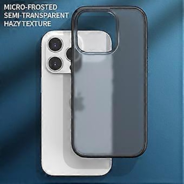 Phantom-serie for iPhone 13 Pro Gjennomsiktig Matt Etui TPU+PC Slank Beskyttende Telefondeksel (Stil E)