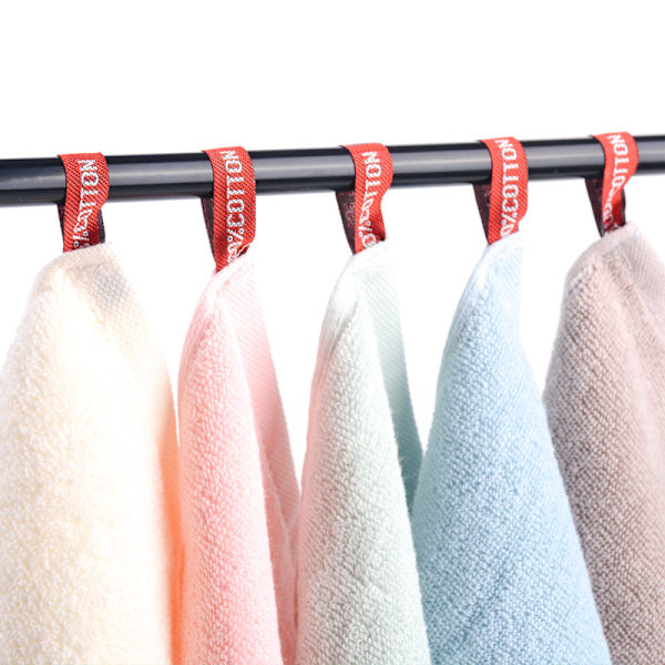 5-pack tvättlappar för barn - Mjuka handdukar - 5 färger - Babybadhandduk - 25 x 25 cm - Flerfärgad