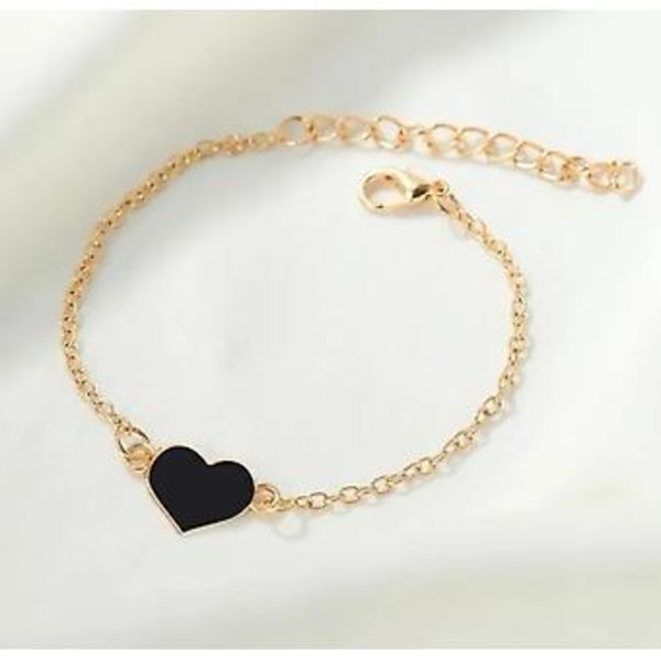 Klocka Presentförpackning för Kvinnor Dam Svart & Guld KLOCKA + ARMBAND 2st Set( )