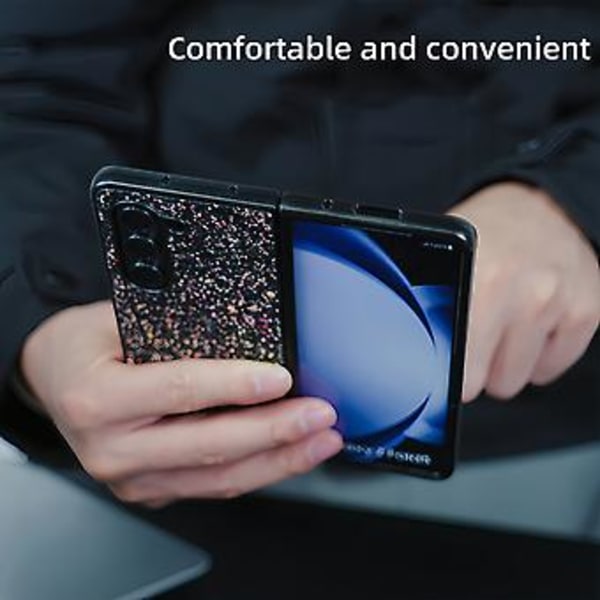Flash Diamond Telefonhus til Samsung Galaxy Z Fold4 (Flash Sort)