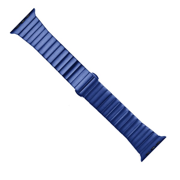 Blå 38 40 41mm, egnet for Apple Watch Ultra 49mm metallrem,