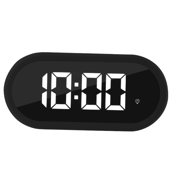 Liten LED-väckarklocka med snooze, enkel att ställa in, full range