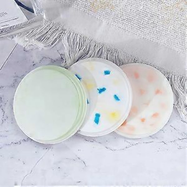 Silikoneform til coasterbase, rund form, DIY UV epoxy resin støbeforme, boligdekorationer, håndlavede håndværk, gipsforme (MD3490 2)