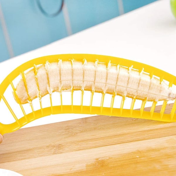 Bananskärare, Praktiskt Köksredskap, Plast Sallad Frukt Skalare
