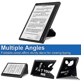 Målat Läder Smart Tabletfodral För Kobo Elipsa 2E (Big Eye ME)