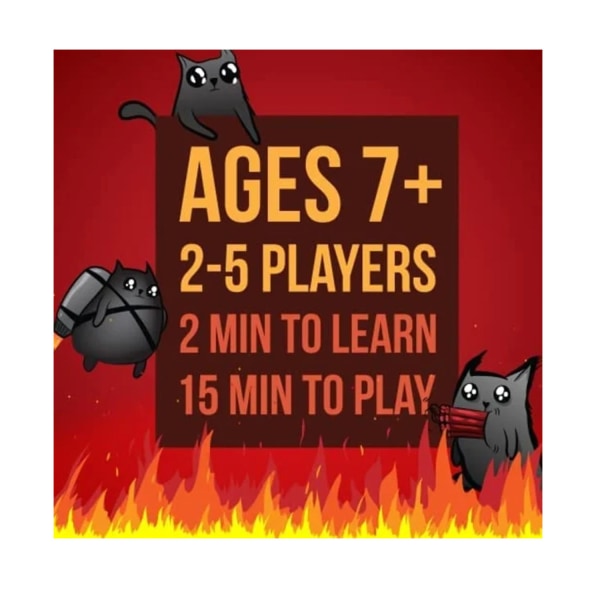 Exploding Kittens - Korttipeli - Perhejuhlapeli - Venäläinen ruletti