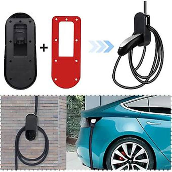 EV-laderkabel vægkontakt, EV-kabelholder Elektrisk bilarrangør, Vægopladerholder til vægopladningskabel, Velegnet til de fleste europæiske standarder