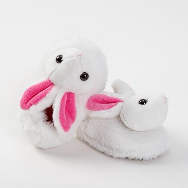 Baby Piges Bløde Plys Hjemmesko Tegneserie Varme Vinter Hjemmesko (Indvendig længde 19,5 cm)