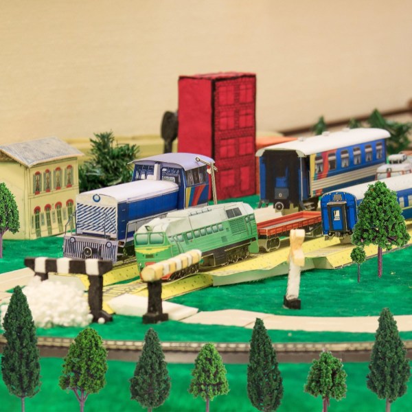 25 Modellträd Modeller Tåg Träd Landskap 3D Modell Träd Landskap