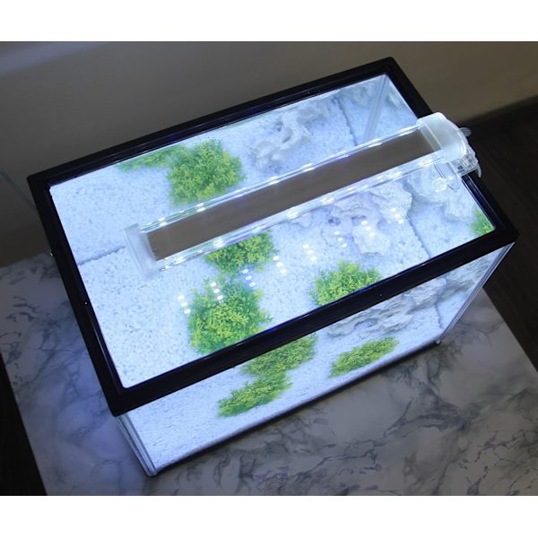 (12cm) Nedsænkelig LED-akvarielampe til planter hvidt og blåt lys 3W
