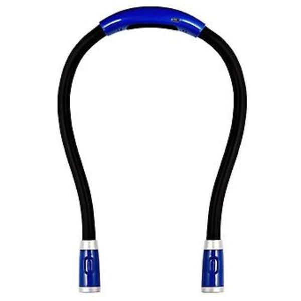 1 kpl LED-lukuvalo, joustava ja ladattava, handsfree-kaulapanta yövalo, USB-lataus kaulavalaisin, lukuvalo, lukuvalo, kaksipäinen