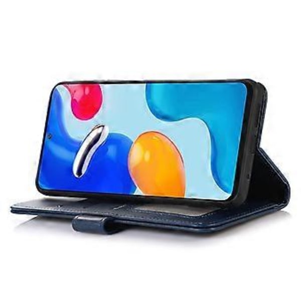 Stativtelefonfodral i PU-läder med ko-hudstruktur för Samsung Galaxy S23 FE Plånboksfodral (Stil B)
