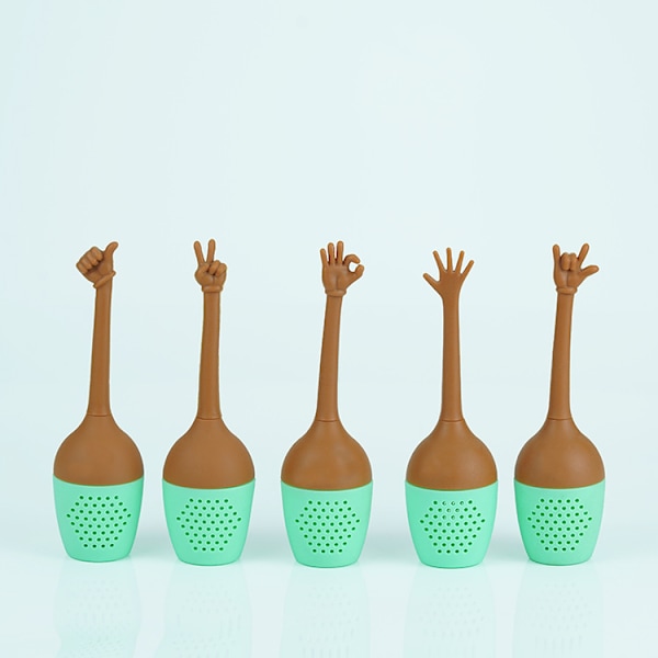 Pakke med 5 teinfusere - Teinfuser - Diffuser - Filter - Tesil - Håndholdt