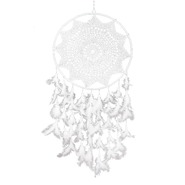 Blå drøm Dentelle drømmefanger (diameter på cirklen 40 cm),