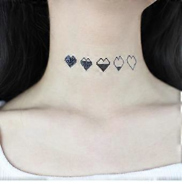 Väliaikaiset tatuoinnit vedenpitävät hienkestävät paperiset tatuointitarrat ulkokäyttöön QinHai(6 )