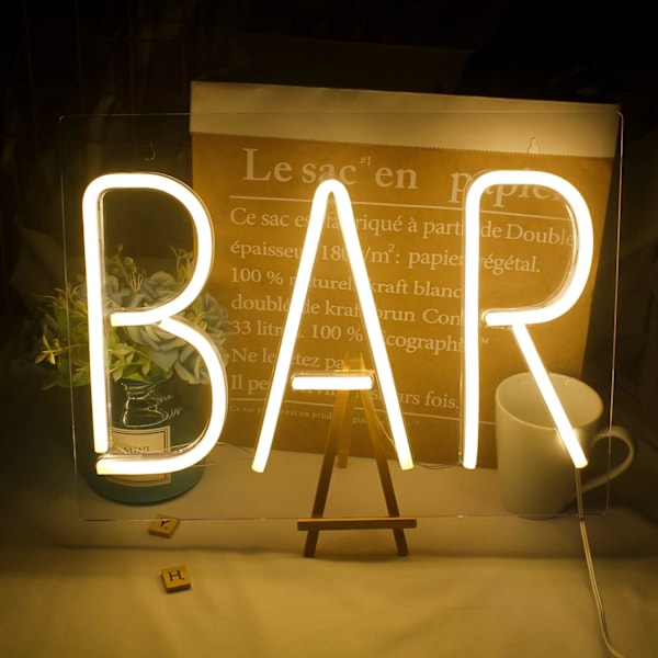 Hot Bar Led Neon-kyltti Neon-seinäkyltit Suuri neonkirjainvalo USB