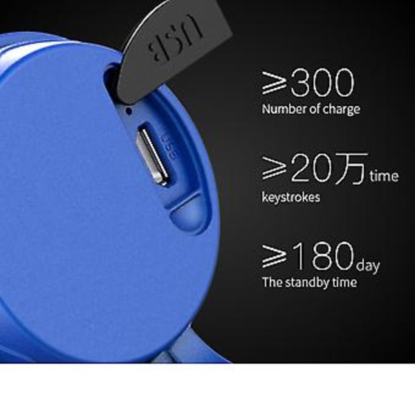 JUSCH USB-laddningsbar cykeltuta e-cykelklocka 100-120 DB vattentät 4 ljudlägen - 1903 röd (en)