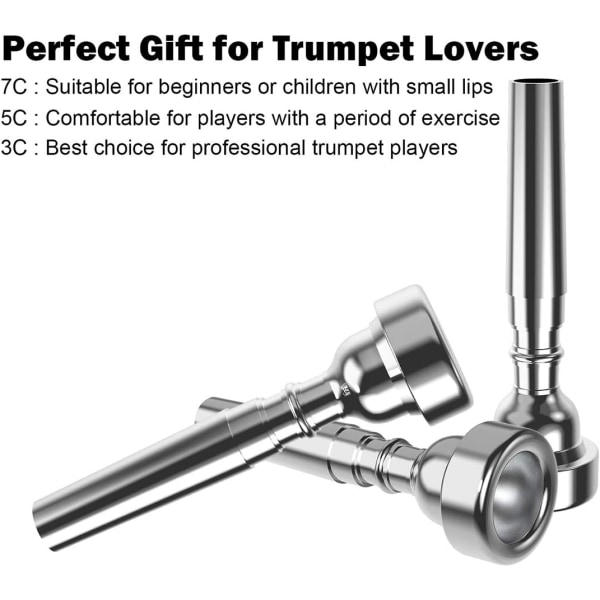 Silver Trumpet Munstycke 7C 5C 3C Munstycke Set
