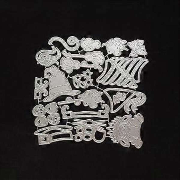 Jultomte Metall Die Cuts Prägling Mall Metall Schabloner Scrapbooking (1916B)