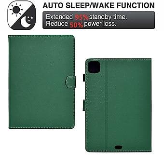 Smart PU-etui for iPad Air 11 2024 (Grønn)
