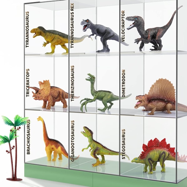 Dinosaur Legetøj til Børn 3-5 med Aktivitetslegemåtte & Træer, Edukat*