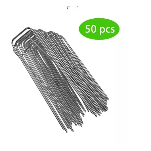 Paket med 50 förzinkade stållockspikar - Fästelement, 4*20cm Tält, G