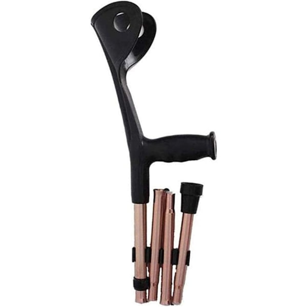 Folding elbow arm adult crutch, height adjustable medical arms cu