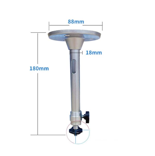 Takmonterad projektorfäste, 180MM säkerhetskamerahållare, 2 stycken