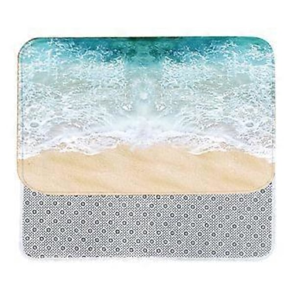 Sklisikker absorberende gulvmatte dørmatte for hjem inngang stue strand (50*80cm)