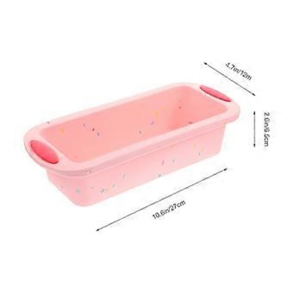 Toast Baking Mold Ikke-klebende Toast Mold Silikon Toast Baking Mold Fleksibel Kake Mold