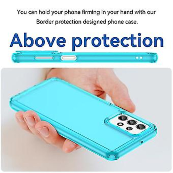 Telefonfodral för Samsung Galaxy A23 5g Candy Series Tpu (Transparent Blå)