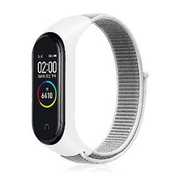 Nylonvävt Armband för Xiaomi Mi Band 7 (Seashell)