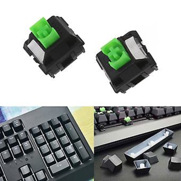 Grønne RGB SMD Switches 3 Pin til Razer BlackWidow Lite Mekanisk Tastatur