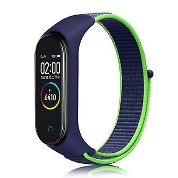 Nylon Vævet Urrem Til Xiaomi Mi Band 7 Til Xiaomi Mi Band 7 (Lime)