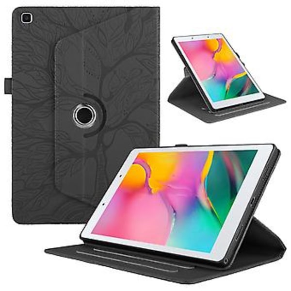 Læder Tablet Etui Til Samsung Galaxy Tab A 8.0 2019 / T290 (Sort)